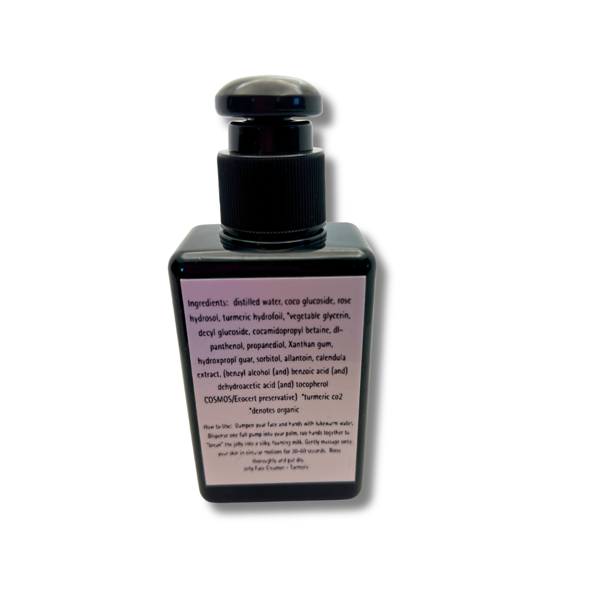 Turmeric Jelly Face Cleanser - Gentle Botanical Glow Wash