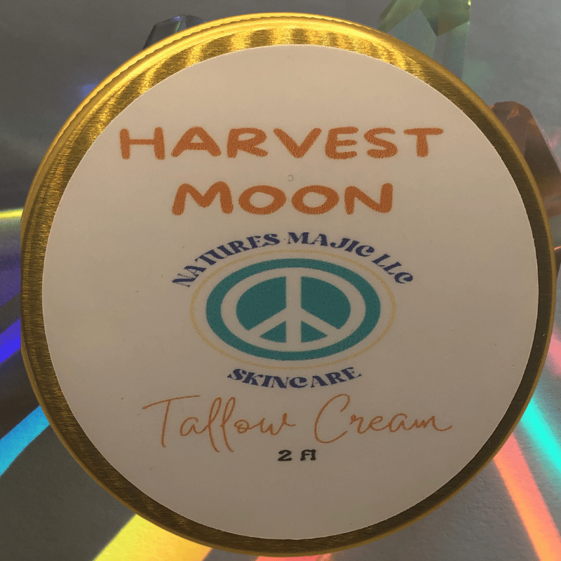 Harvest Moon Tallow Skin Cream/Nourishing/Deep Hydration/Pure & Simple