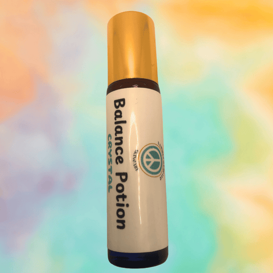 Balance Essential oil Roller  - Crystal Infused Botanical Harmony 10ml