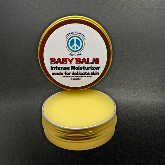 Baby Salve for dry and delicate skin in a 1 oz tin with natural moisturizing ingredients