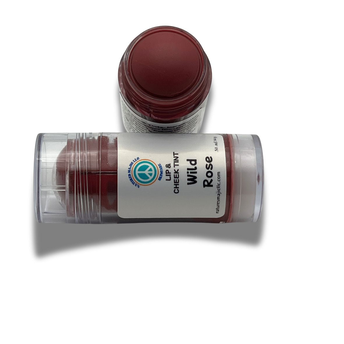 Wild Rose Lip & Cheek Tint with soft rosy flush and lightweight, hydrating formula