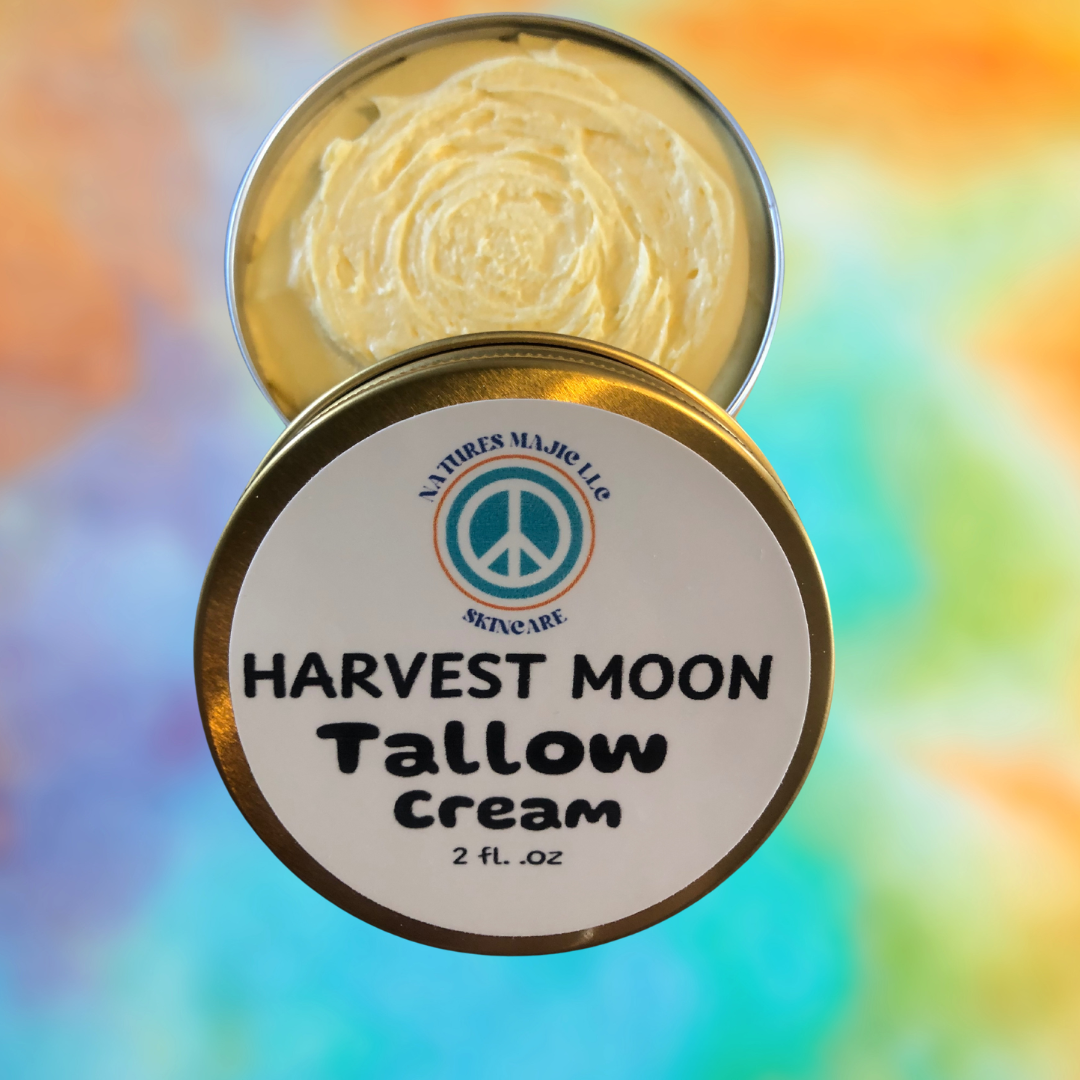 Harvest Moon Tallow Skin Cream/Nourishing/Deep Hydration/Pure & Simple