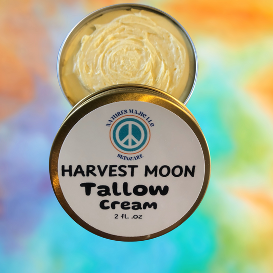 Harvest Moon Tallow Skin Cream/Nourishing/Deep Hydration/Pure & Simple